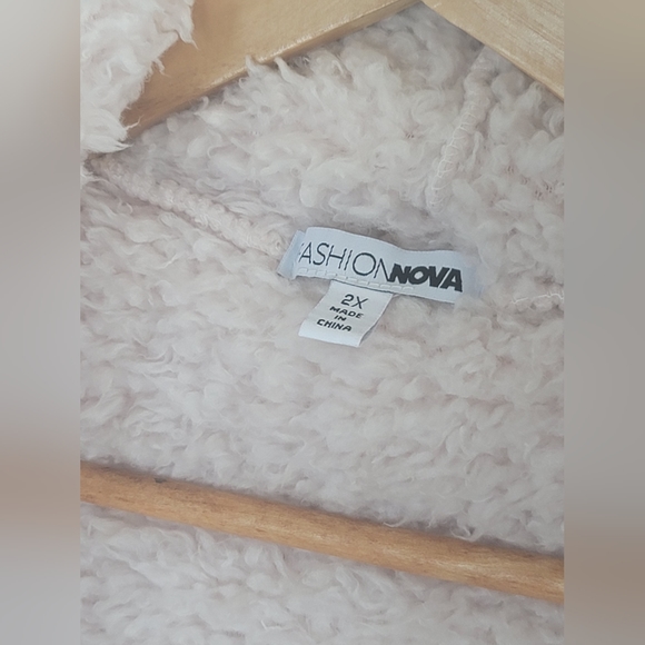 Faux Sherpa Plus Size Jacket - Picture 7 of 14